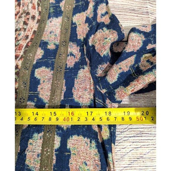 Anthropologie Tiny Paquerette Shirt Dress MEDIUM Pintucked Pleats Button Front - Picture 6 of 16